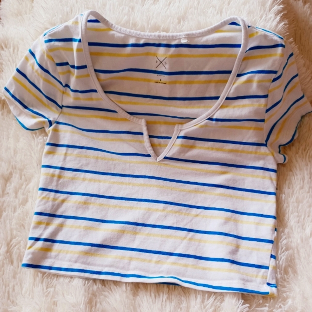 Crop short sleeve tee